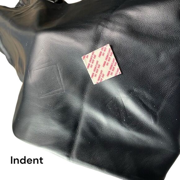 Blank NYC Pants WMNS S Black Faux Leather Cropped Straight Pockets Elastic Waist - Picture 12 of 15